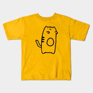 Standing Cat, Toddler Artstyle Kids T-Shirt